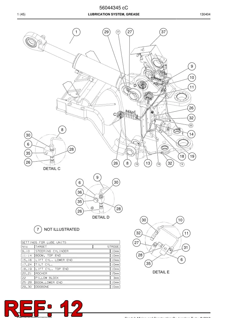 56044508 560 445 08 Pipe - Sandvik Technical Drawing