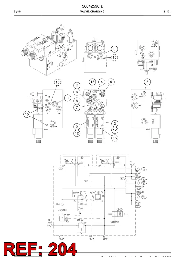 56045210 560 452 10 Seal kit - Sandvik Technical Drawing
