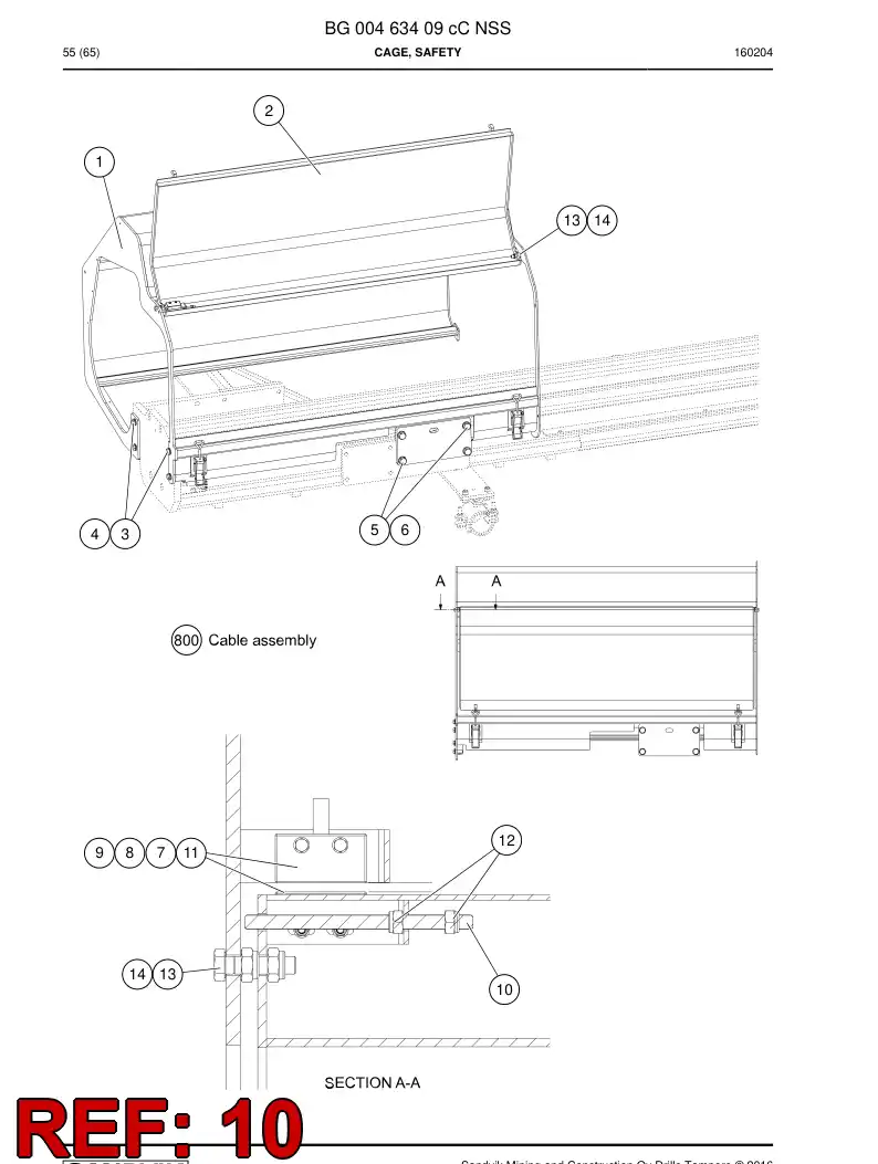 56046423 560 464 23 Rod, Threaded - Sandvik Technical Drawing