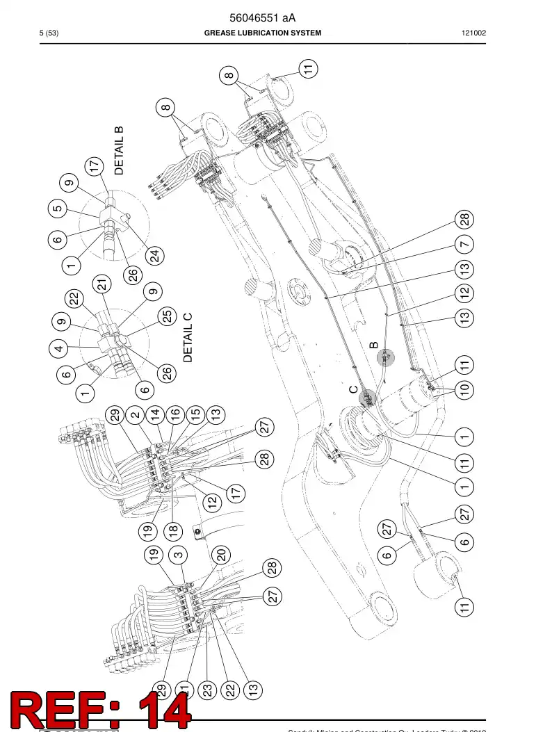 56046792 560 467 92 Pipe - Sandvik Technical Drawing