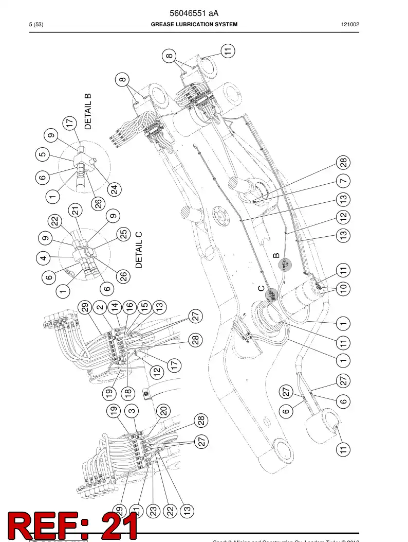56046799 560 467 99 Pipe - Sandvik Technical Drawing