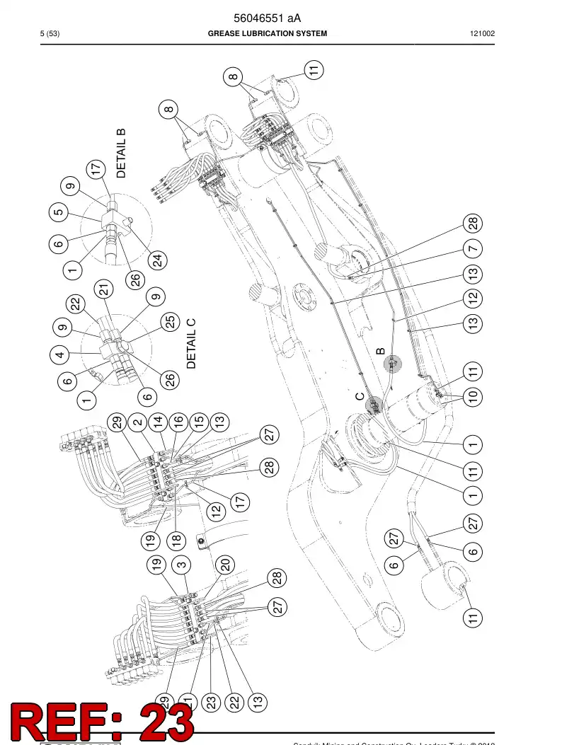 56046808 560 468 08 Pipe - Sandvik Technical Drawing