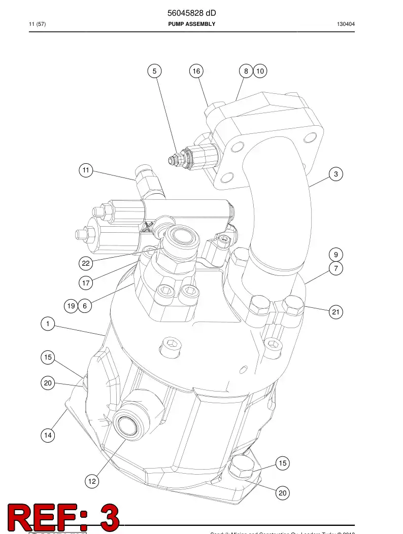 56047407 560 474 07 Suction connection - Sandvik Technical Drawing