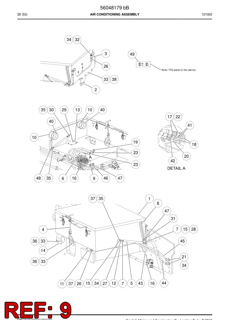 56049028 560 490 28 Supporting block - Sandvik Technical Drawing