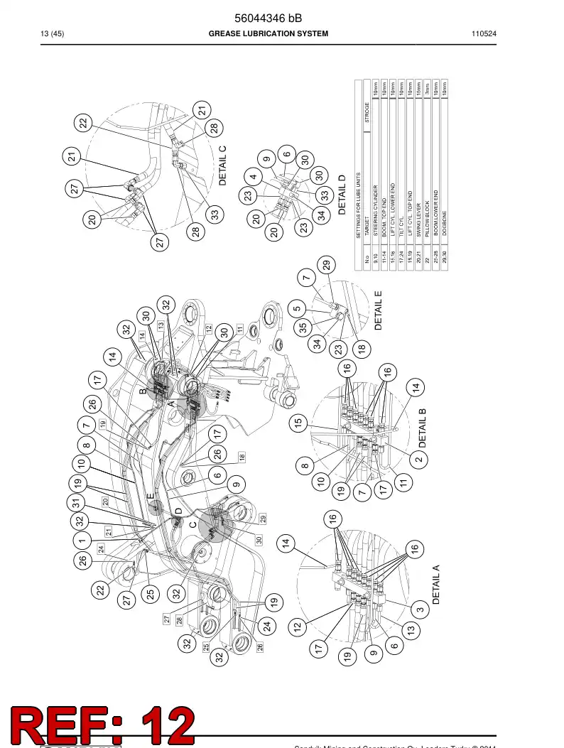 56049417 560 494 17 Pipe - Sandvik Technical Drawing