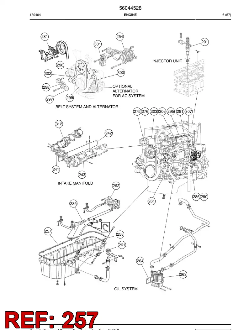 56049473 560 494 73 Gasket - Sandvik Technical Drawing