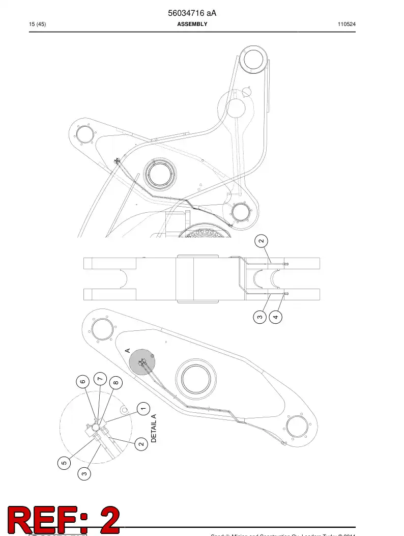 56049544 560 495 44 Pipe - Sandvik Technical Drawing