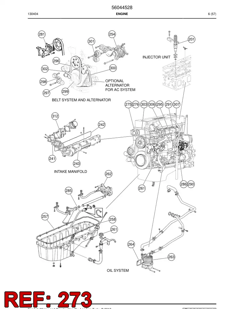 56049802 560 498 02 Pump Assembly - Sandvik Technical Drawing