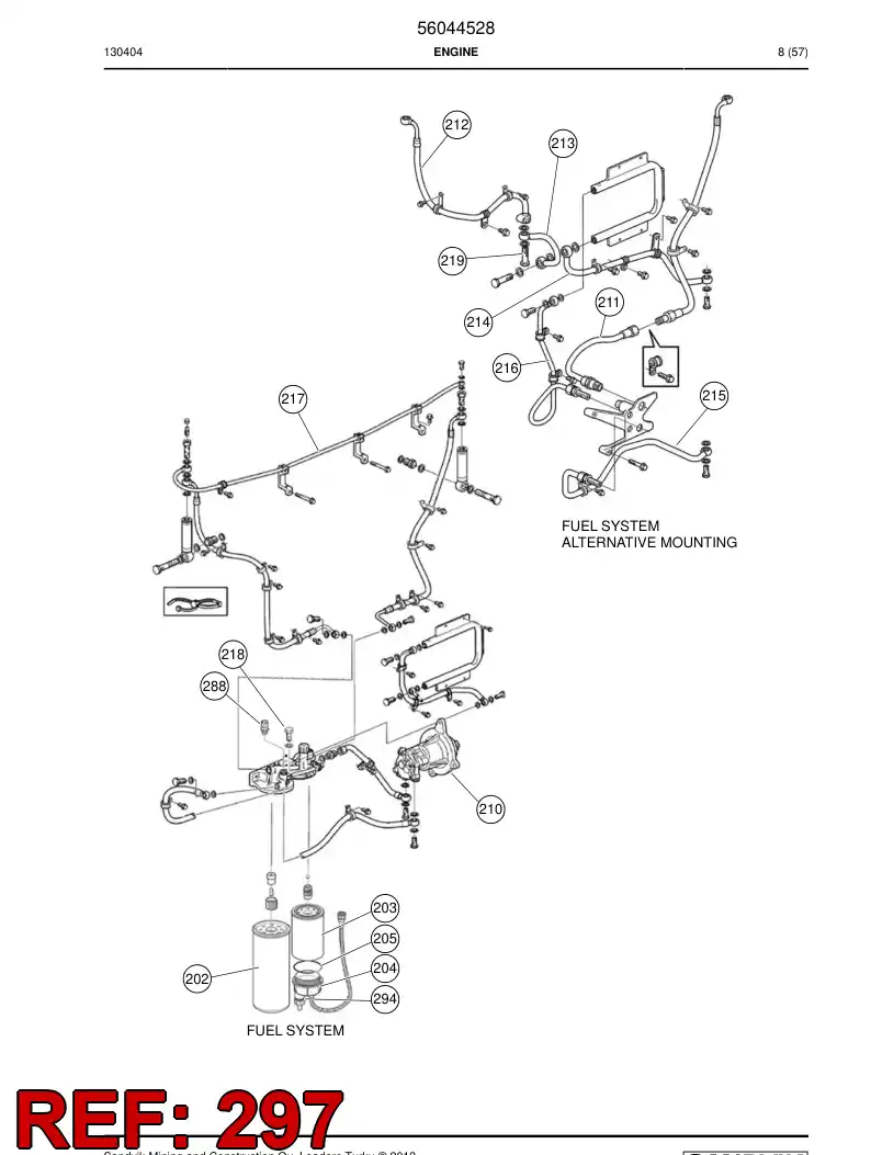 56049812 560 498 12 Pulley, Tension - Sandvik Technical Drawing