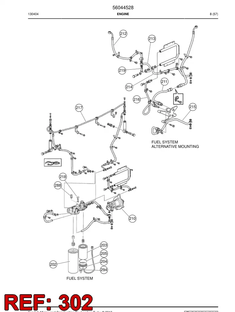 56049816 560 498 16 Pulley, Alternator - Sandvik Technical Drawing