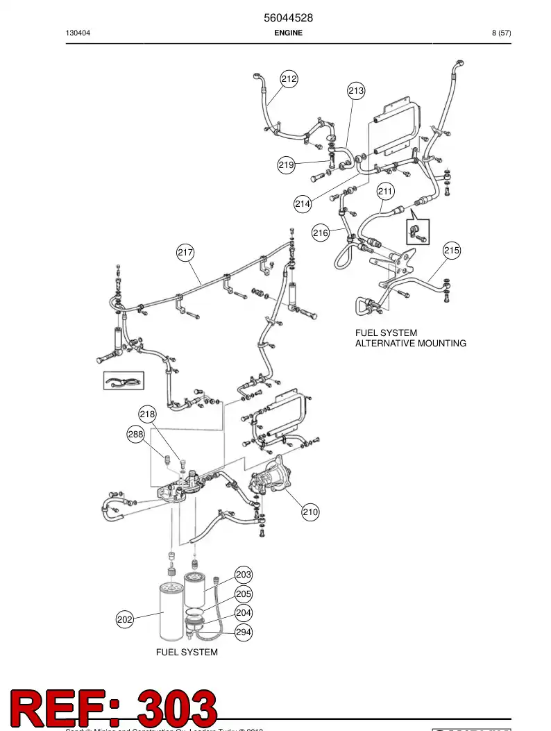 56049817 560 498 17 Gasket - Sandvik Technical Drawing
