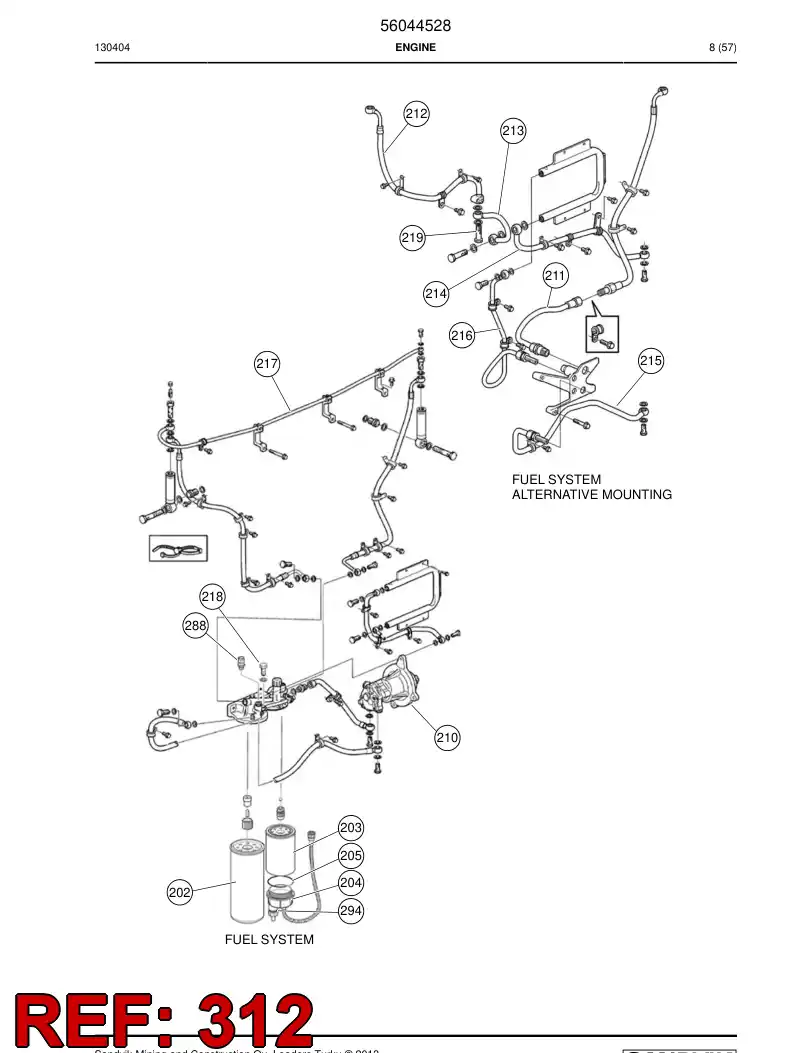 56049845 560 498 45 Valve, Throttle - Sandvik Technical Drawing