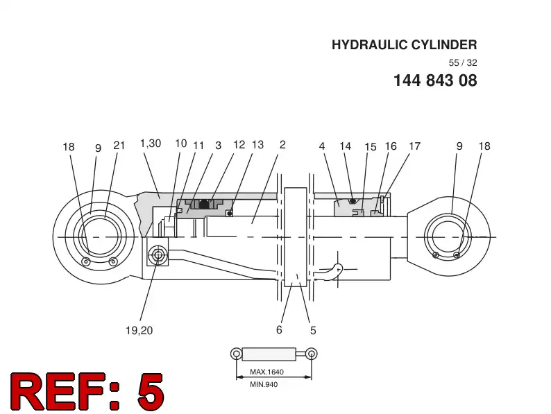 56124688 561 246 88 PLATE - Sandvik Technical Drawing