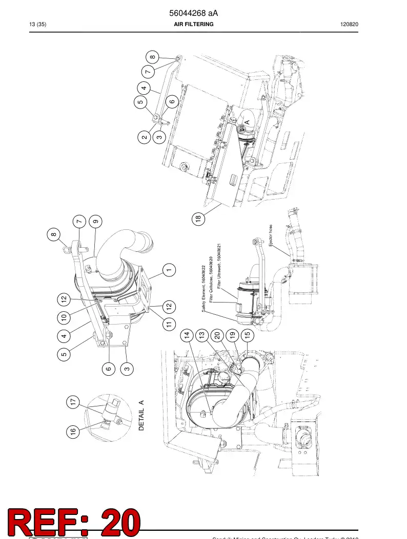 56202223 562 022 23 Plug - Sandvik Technical Drawing