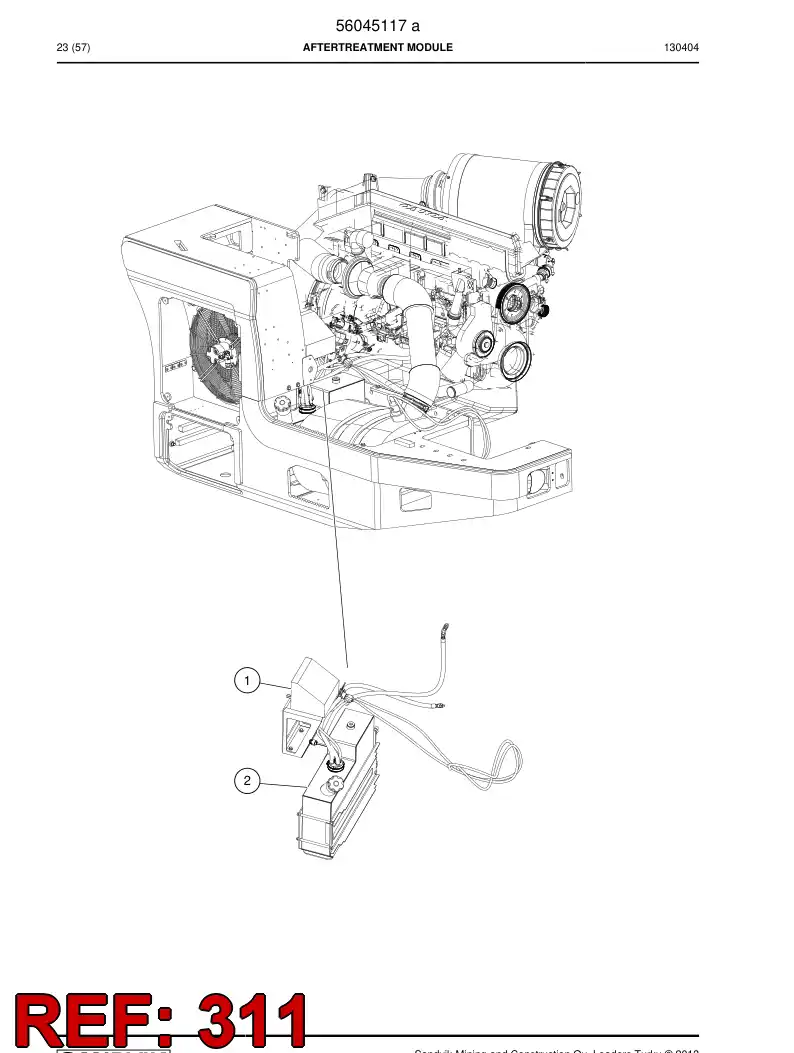 56202424 562 024 24 Pump unit - Sandvik Technical Drawing