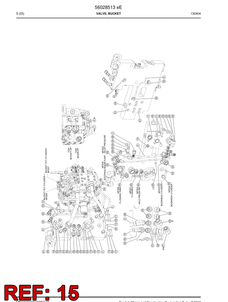 56202478 562 024 78 Mounting piece - Sandvik Technical Drawing