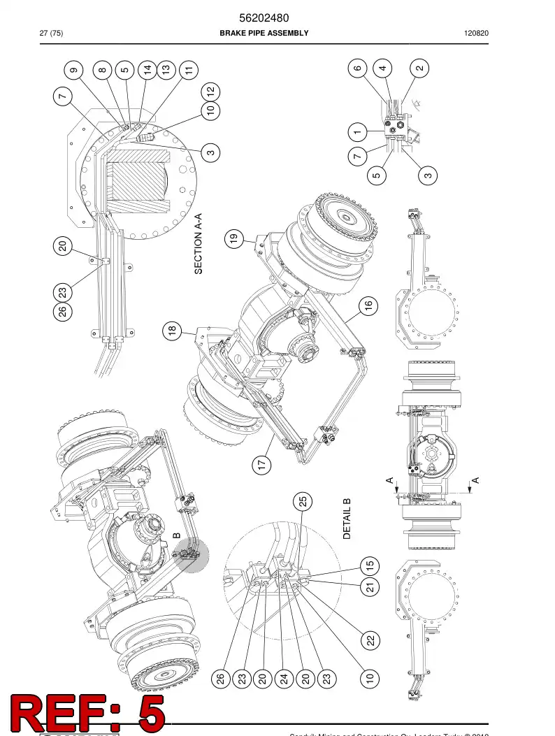 56202484 562 024 84 Pipe - Sandvik Technical Drawing