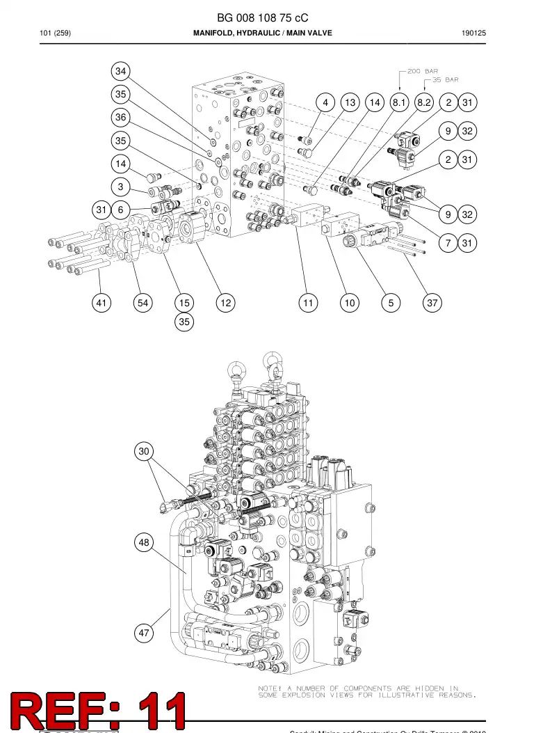 56202697a 562 026 97a Valve, Throttle Check - Sandvik Technical Drawing