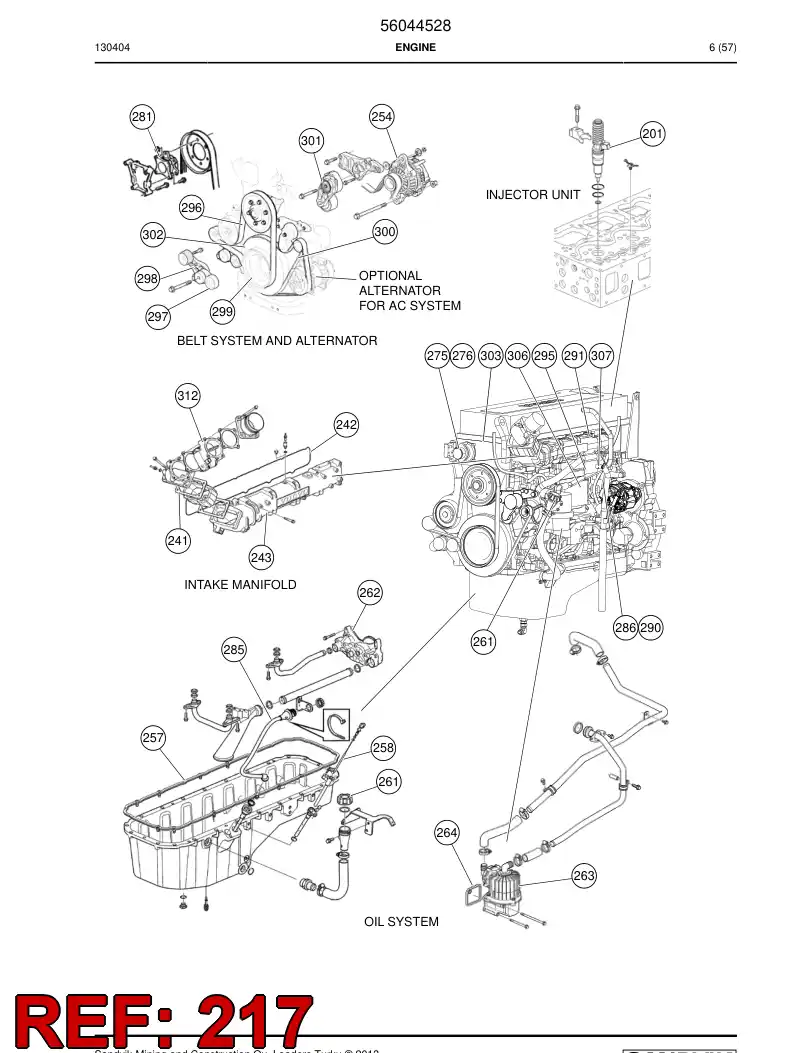 56203192 562 031 92 Hose, Fuel - Sandvik Technical Drawing