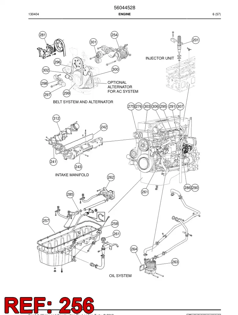 56203196 562 031 96 Nut - Sandvik Technical Drawing