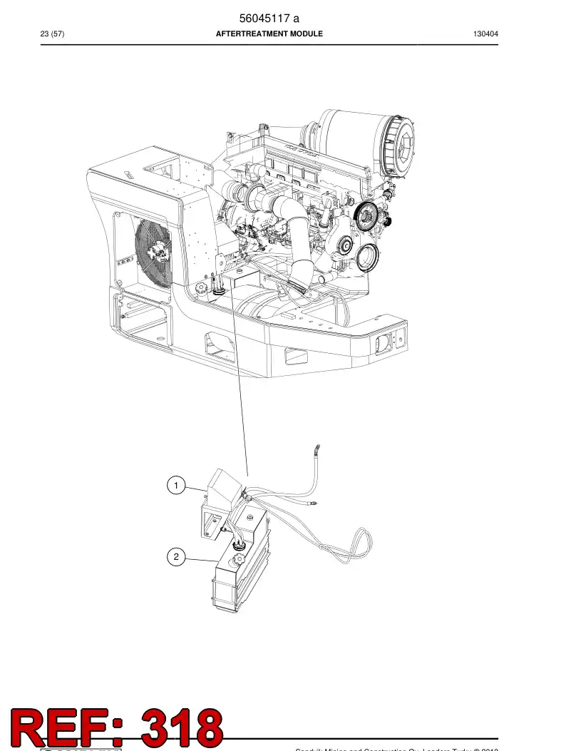56203202 562 032 02 Temperature sensor - Sandvik Technical Drawing