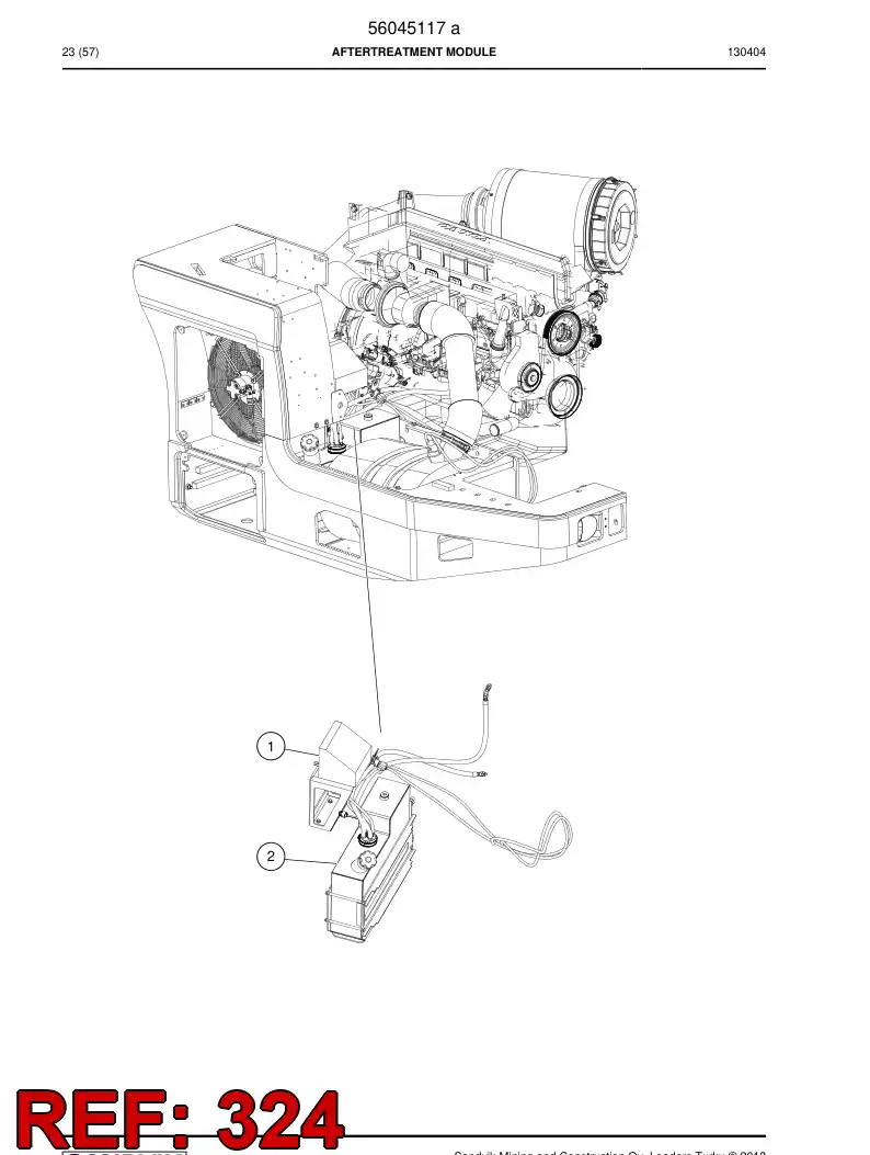 56203208 562 032 08 Pipe - Sandvik Technical Drawing