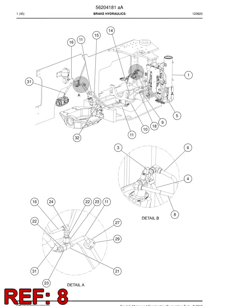 56204187 562 041 87 Pipe - Sandvik Technical Drawing