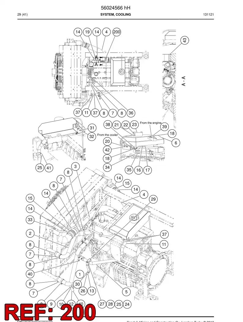 56204823 562 048 23 Clamp - Sandvik Technical Drawing