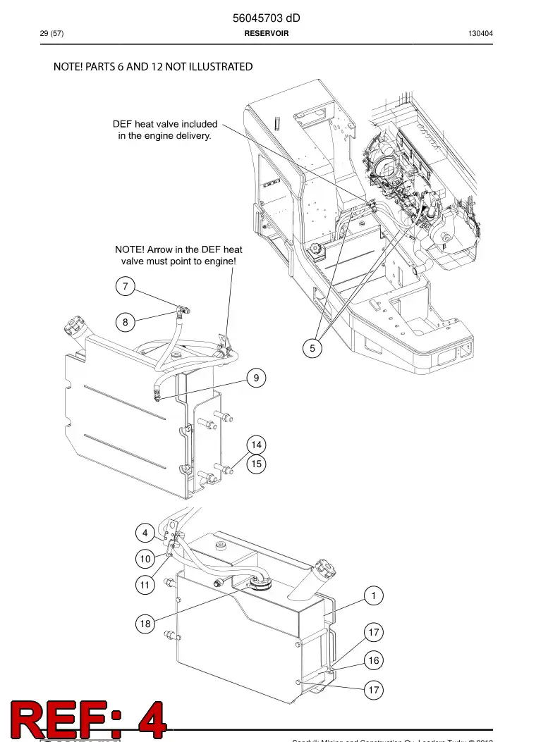 56204875 562 048 75 Mounting plate - Sandvik Technical Drawing