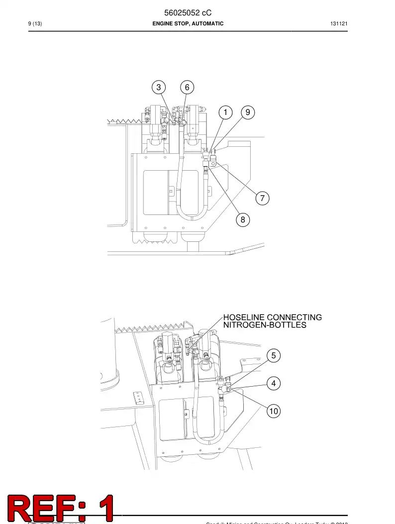 56205040 562 050 40 Switch, Pressure - Sandvik Technical Drawing