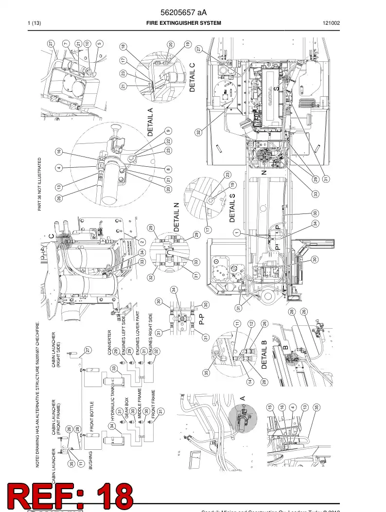 56205278 562 052 78 Supporting block - Sandvik Technical Drawing