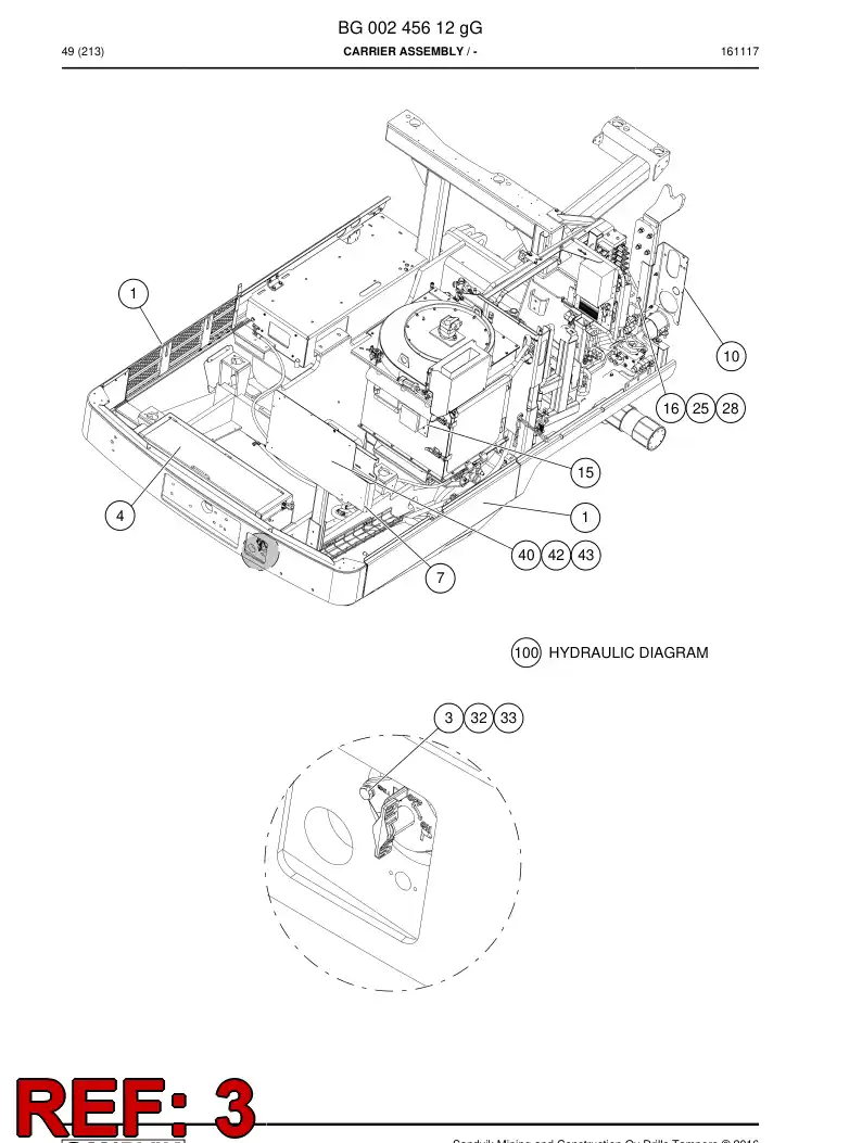56206419c 562 064 19c Switch, Main - Sandvik Technical Drawing