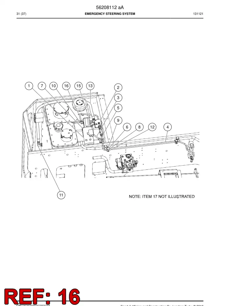 56208115 562 081 15 Pipe - Sandvik Technical Drawing