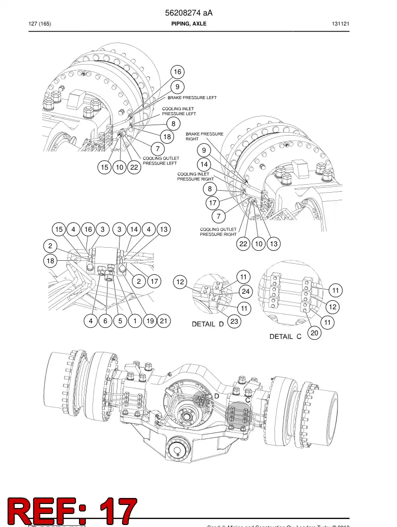 56208285 562 082 85 Pipe - Sandvik Technical Drawing