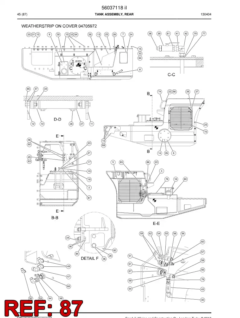 56208422 562 084 22 Seal - Sandvik Technical Drawing