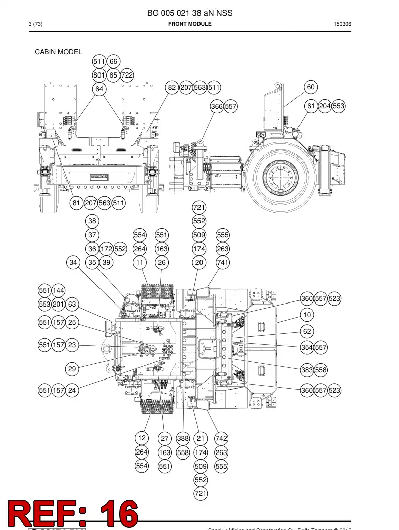 56208426a 562 084 26a Light - Sandvik Technical Drawing