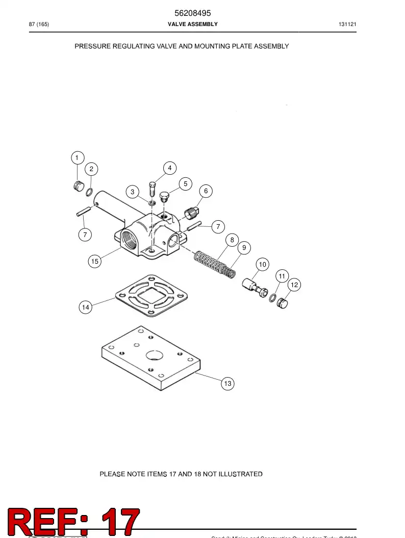 56208467 562 084 67 Plug - Sandvik Technical Drawing