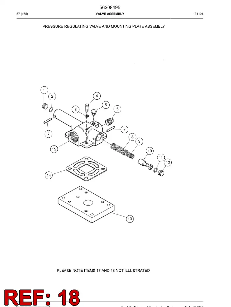 56208468 562 084 68 Spring - Sandvik Technical Drawing