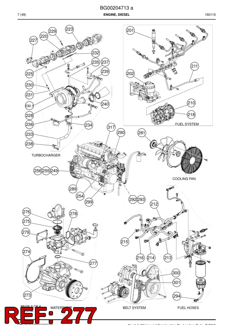 56208749 562 087 49 O-Ring - Sandvik Technical Drawing