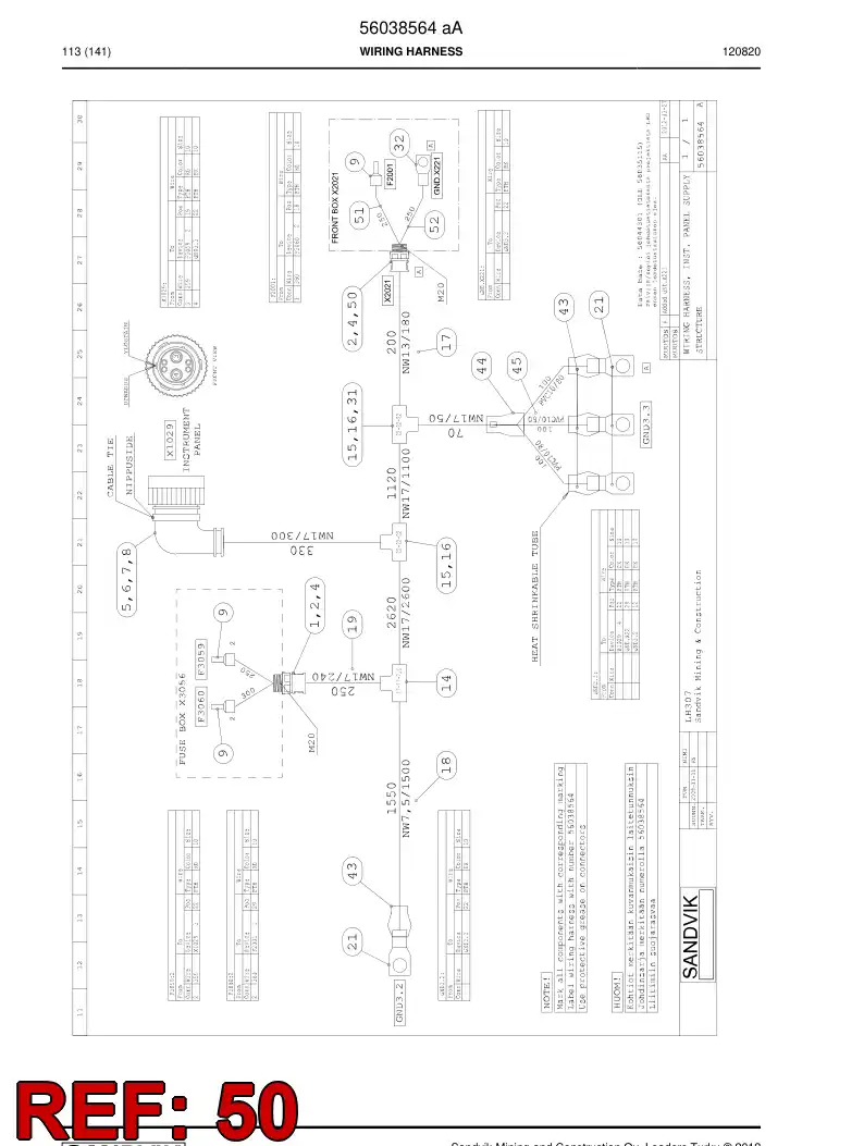56209317 562 093 17 Quick disconnect fitting - Sandvik Technical Drawing