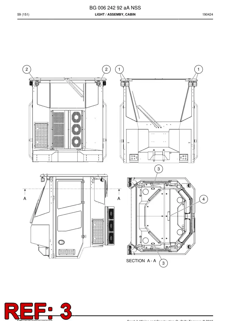 56210149a 562 101 49a Led - Sandvik Technical Drawing