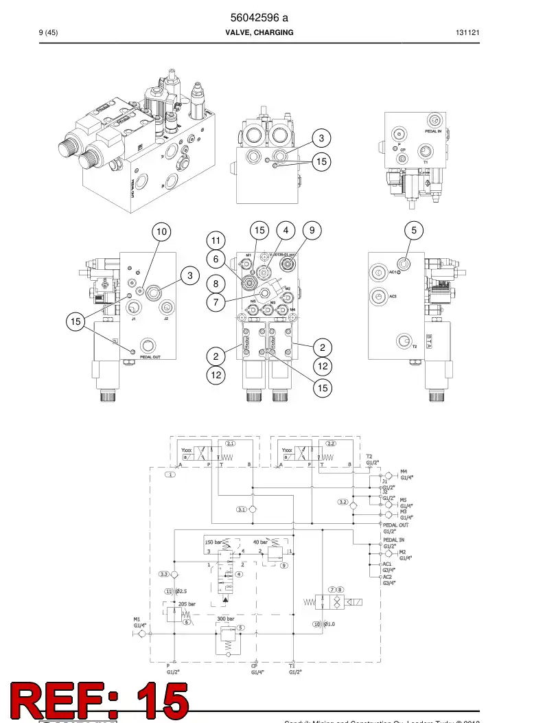 56210523 562 105 23 Plug - Sandvik Technical Drawing