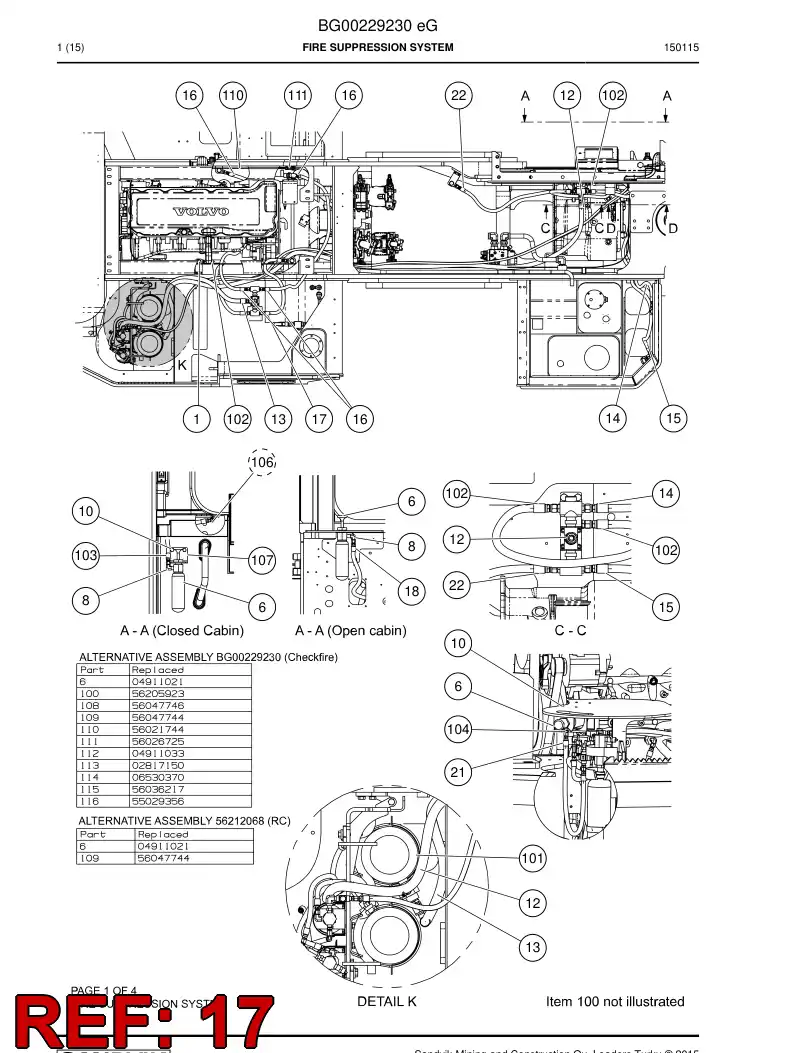 56210653 562 106 53 Hose, Hydraulic - Sandvik Technical Drawing