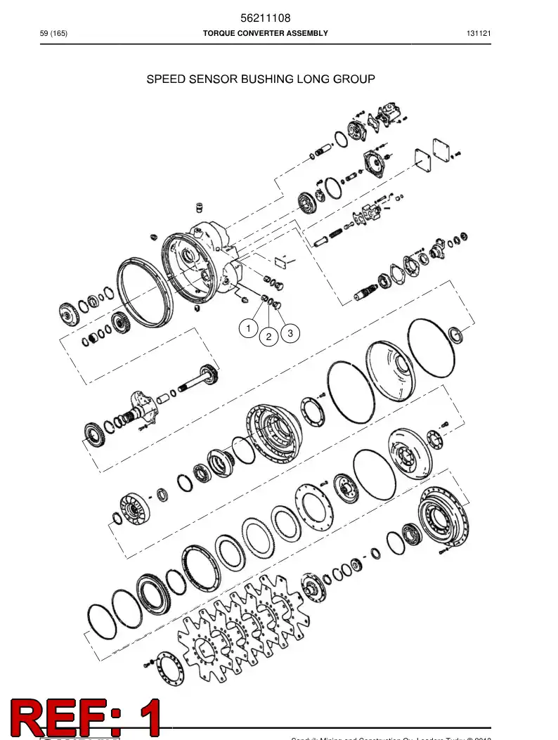 56211107 562 111 07 Bushing - Sandvik Technical Drawing