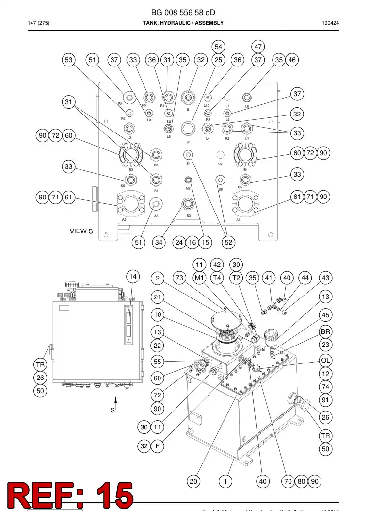 56211326 562 113 26 Sensor, Temperature - Sandvik Technical Drawing