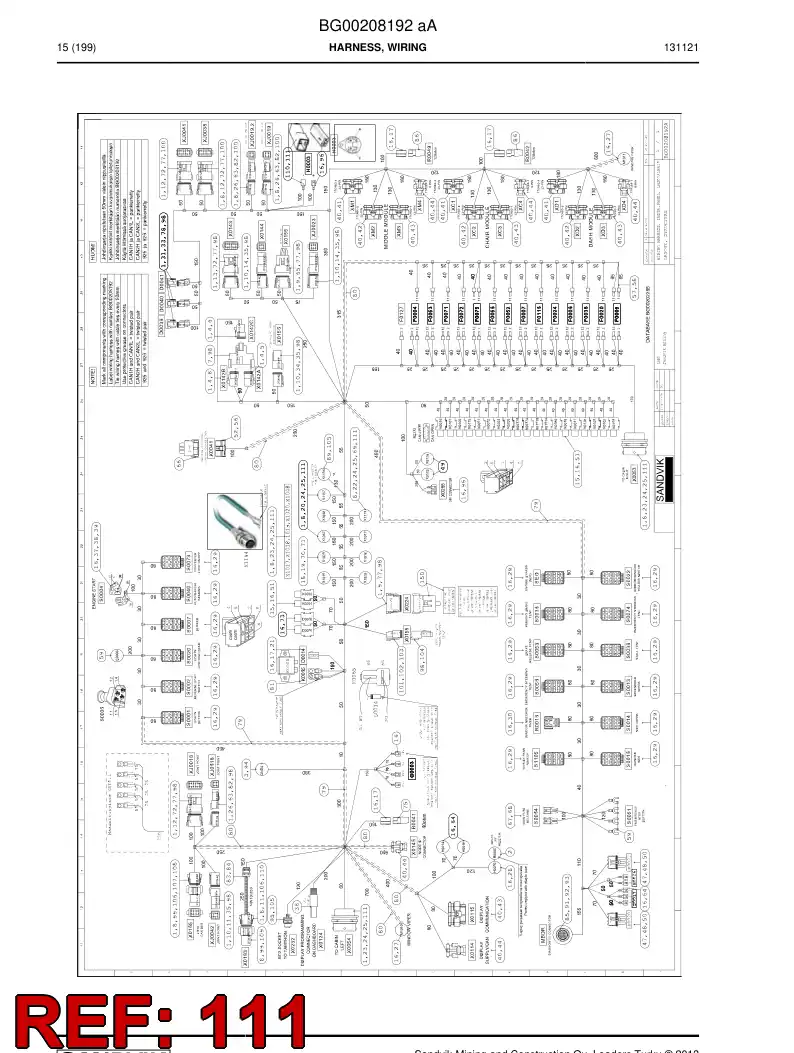56211642 562 116 42 Accessories, Connector - Sandvik Technical Drawing