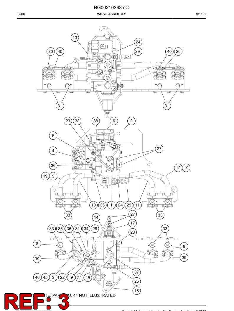 56212164 562 121 64 Block, Distribution - Sandvik Technical Drawing
