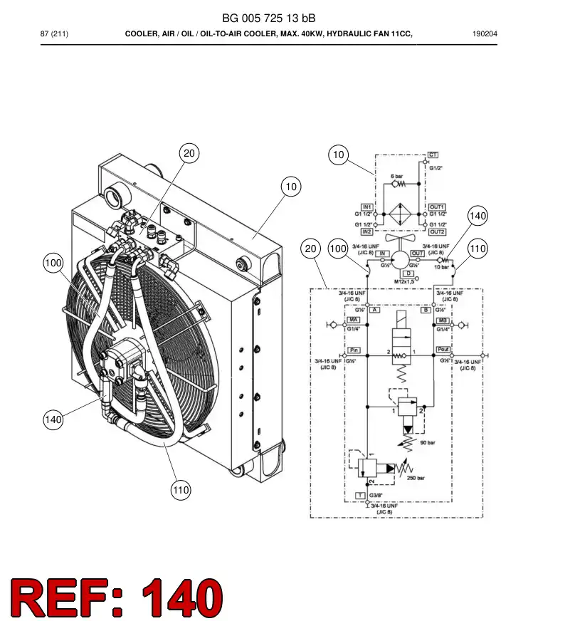 56213448 562 134 48 VLVULA, COMPROBACIN - Sandvik Technical Drawing