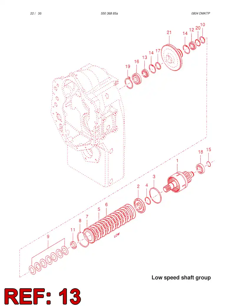 57200701 572 007 01 BEARING - Sandvik Technical Drawing