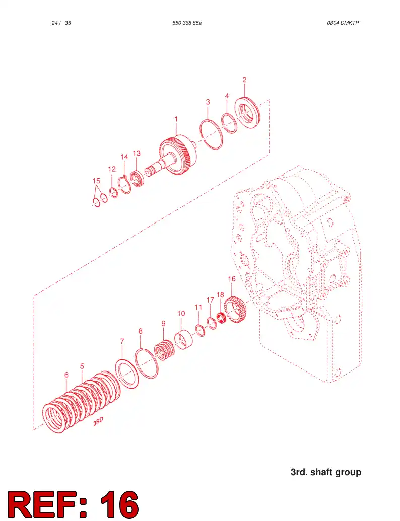 57212052 572 120 52 HUB - Sandvik Technical Drawing